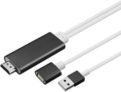 ADAPTADOR HDTV VIDEO CABLE IOS 8-13 HDMI USB 2M