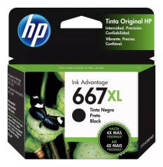TINTA INK ADVANTAGE 667XL BLACK  8,5ML HP ORG