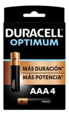 PILAS AAA (4) DURACELL OPTIMUM