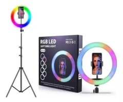 ARO DE LUZ RGB LED  RING LIGTHT MJ26 3D-26