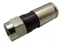 CONECTOR TV COAXIAL RG6 COMPRESION PREMIUM