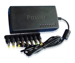 EWTTO CARGADOR UNIVERSAL LAPTOP AC 110-240V/DC 12-24V ADAPTER
