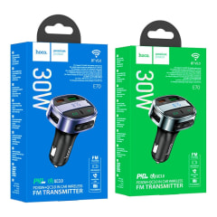 HOCO CHARGER FM TRANSMITTER E70 30W BT5.0