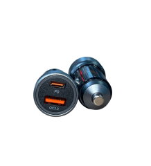 Car Charger Doble 38W USB + USB C