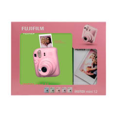 CÁMARA INSTANTÁNEA INSTAX MINI 12 PINK + 10 PELÍCULAS