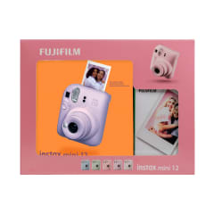 CÁMARA INSTANTÁNEA INSTAX MINI 12  LILA + 10 PELÍCULAS