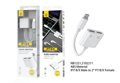 ADAPTADOR DE AUDIO IPHONE CHARGE NB1221