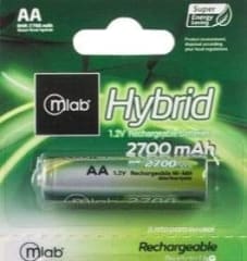 PILA AA 1.2V 2700mAH HYBRID RECARGABLE