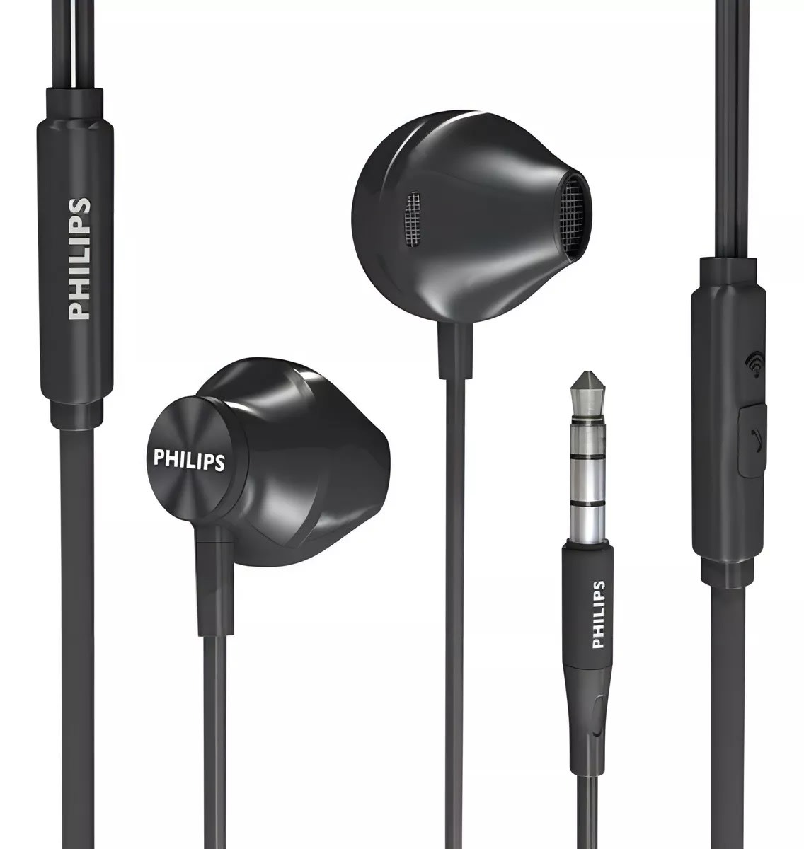 PHILIPS HEADPHONES MIC AND CONTROL 1000 SERIES BLACK3