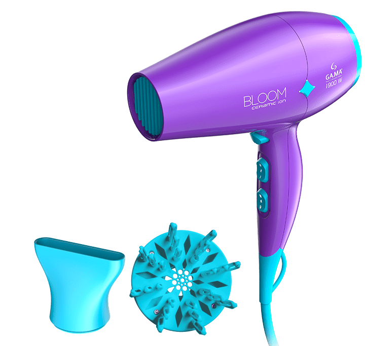GAMA Secador De Cabello Diamond Bloom Violeta 2300W 0