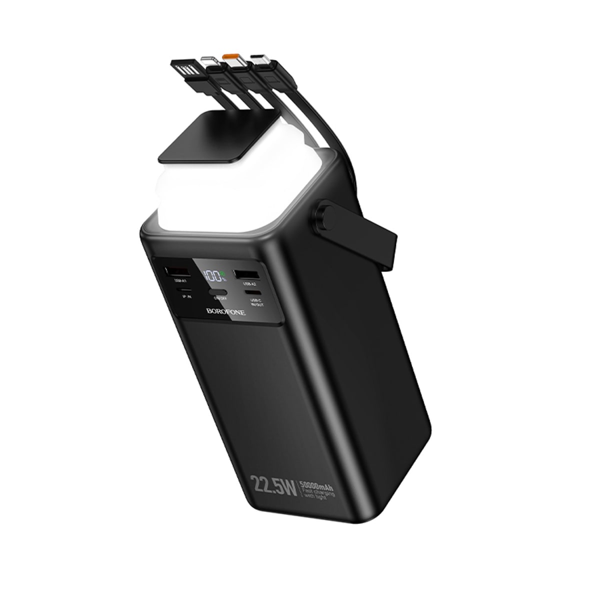 POWER BANK WITH FOUR CABLES 22.5W BOROFONE BJ65A 50000MAH8