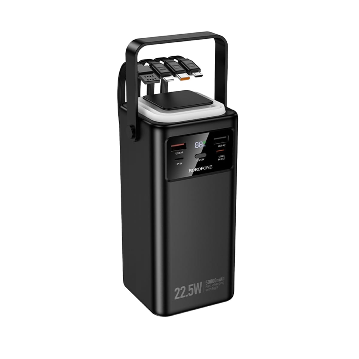 POWER BANK WITH FOUR CABLES 22.5W BOROFONE BJ65A 50000MAH5