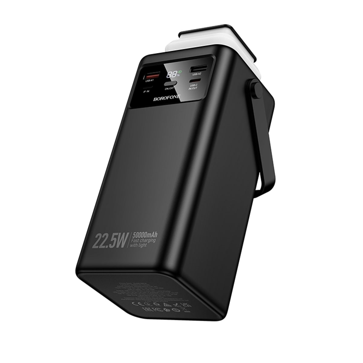 POWER BANK WITH FOUR CABLES 22.5W BOROFONE BJ65A 50000MAH 0