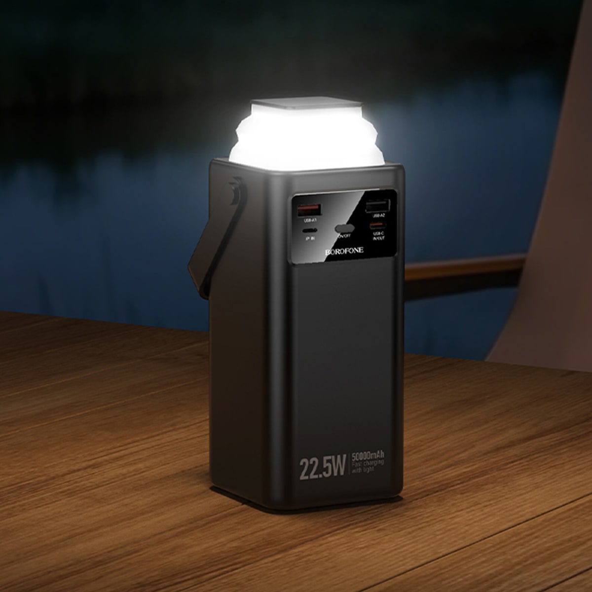 POWER BANK WITH FOUR CABLES 22.5W BOROFONE BJ65A 50000MAH6