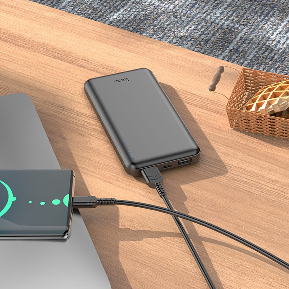 ULTRA-THIN POWER BANK 10000MAH HOCO J1004