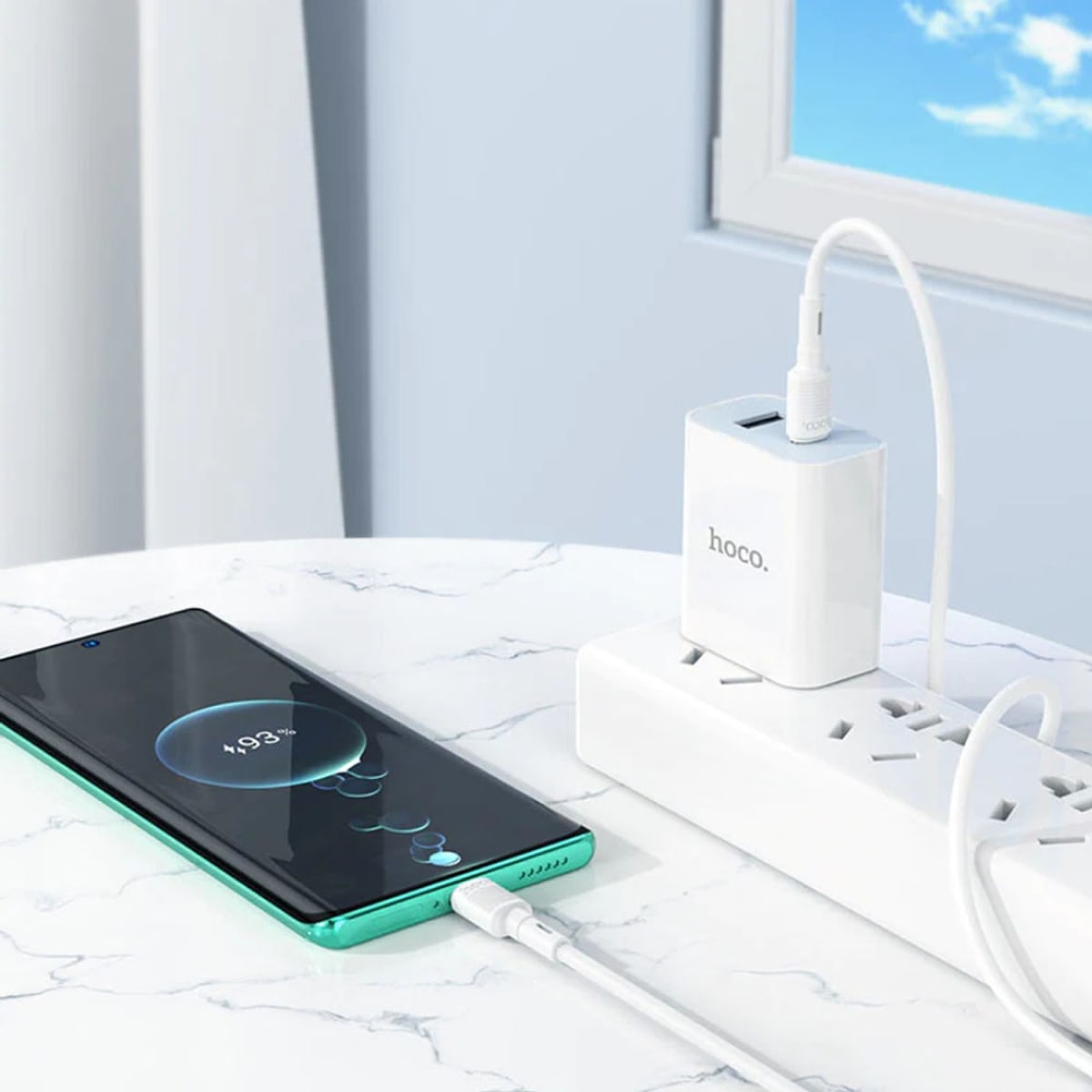 TYPE-C TO TYPE-C FAST CHARGING DATA CABLE 60W X83 HOCO4