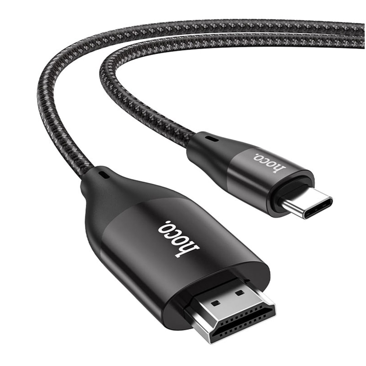 Cable Hoco UA16 Tipo C a HDMI HD 2m Negro 0
