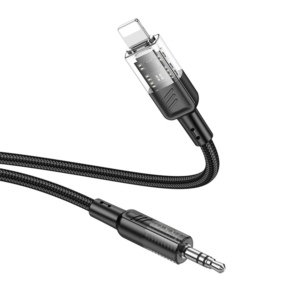 Cable Audio Hoco UPA27 Spirit 3.5mm a Lightning Negro3