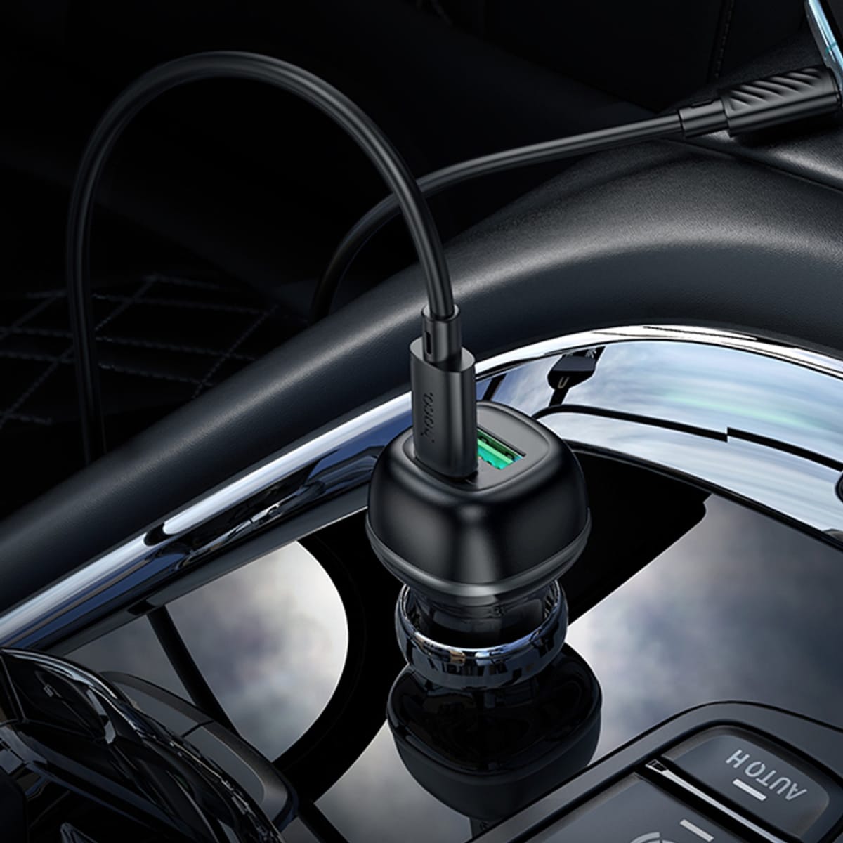 FAST CHARGING CAR CHARGER SET 48W Z58A HOCO4