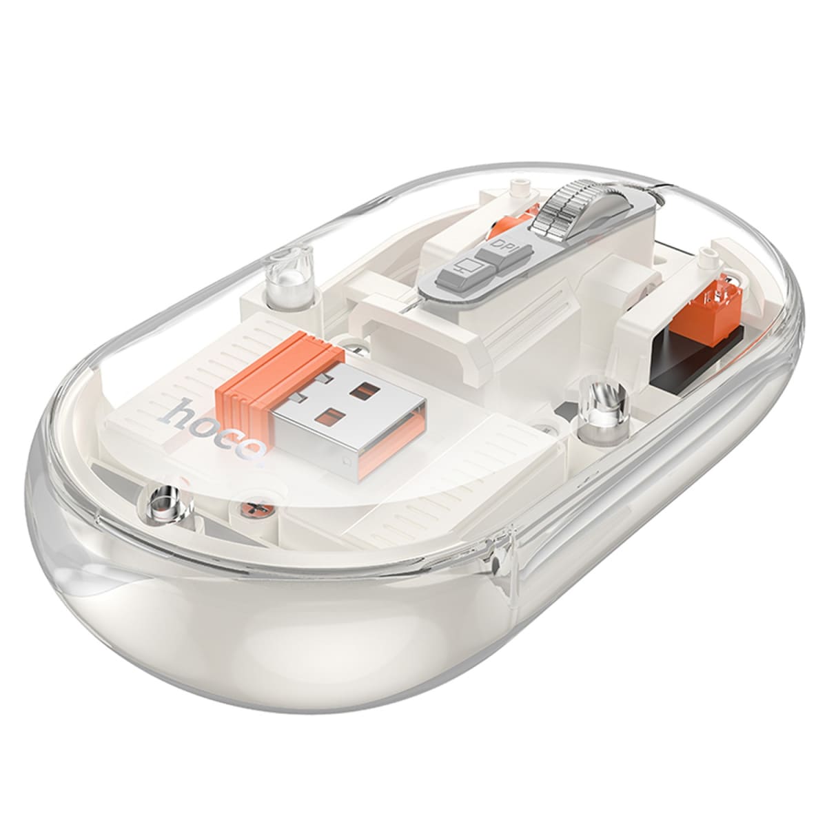 MAGNETIC SILENT TRANSPARENT COVER MOUSE HOCO GM353