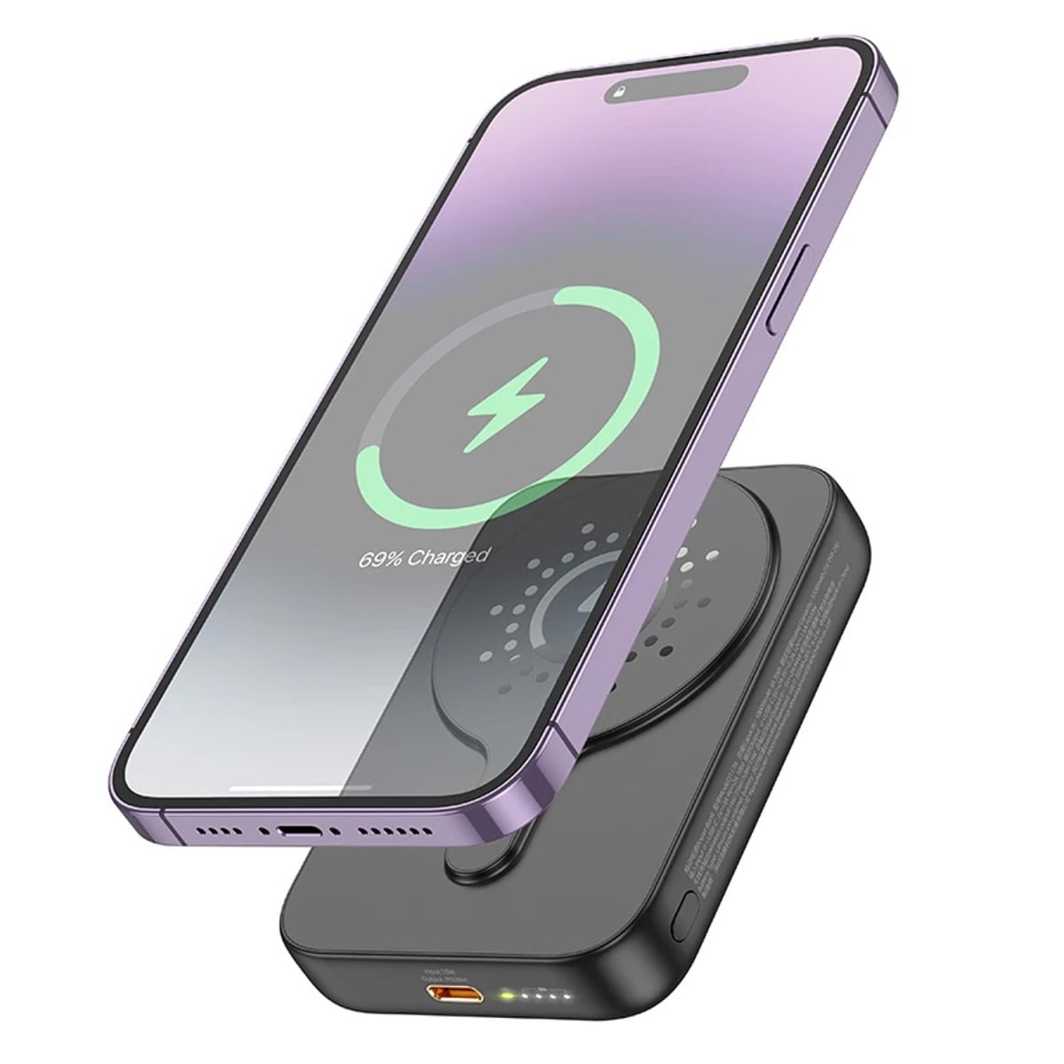 HOCO. MAGNETIC WIRELESS CHARGING POWER BANK 10000 mAh J117A5