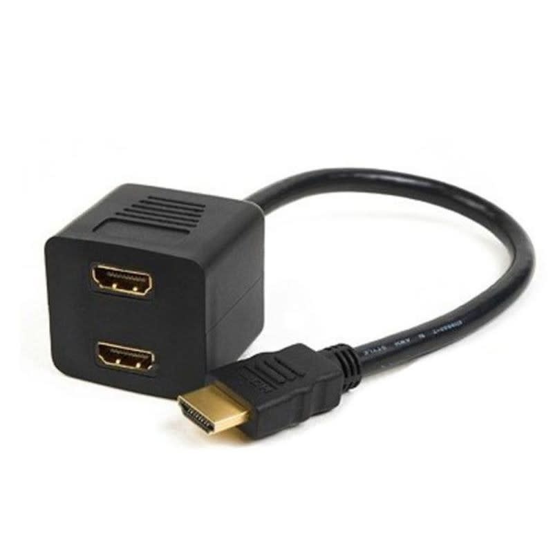CABLE SPLITTER ADAPTADOR HDMI DOBLE 2X1 0