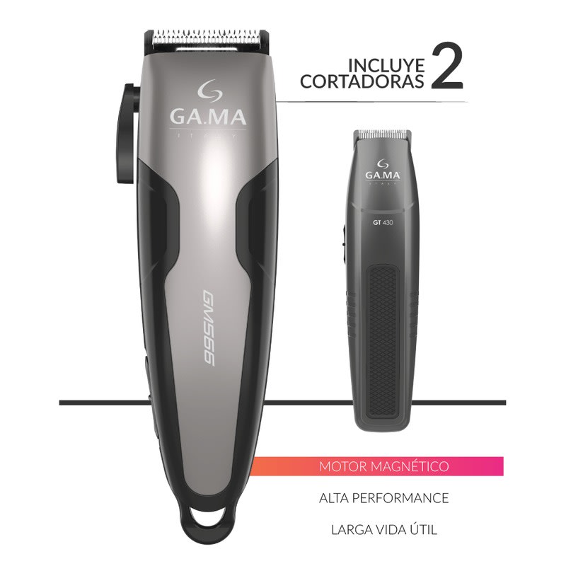 POWER PACK CLIPPER + TRIMMER GAMA GM566 29PIEZAS8