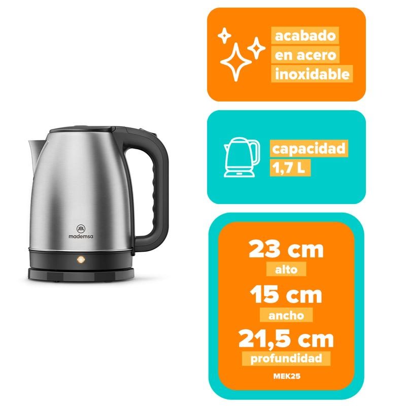 HERVIDOR 1.7L MEK25 MADEMSA7