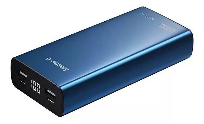 MASTER-G USB METALIC PORTABLE CHARGER 20000MAH 3A3