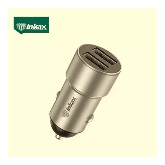 INKAX MINI DUAL USB CAR CHARGER 3.1A2