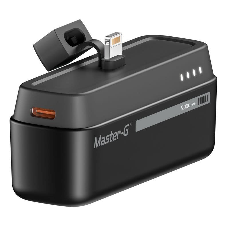 MINI PORTABLE POWER BANK 20W MASTER-G LIGHTNING 0