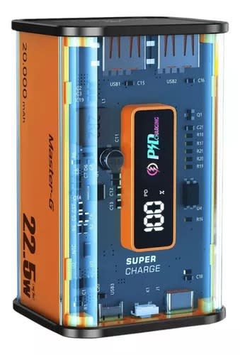 MASTER-G PORTABLE CHARGER 20.000 MAH 22.5W2