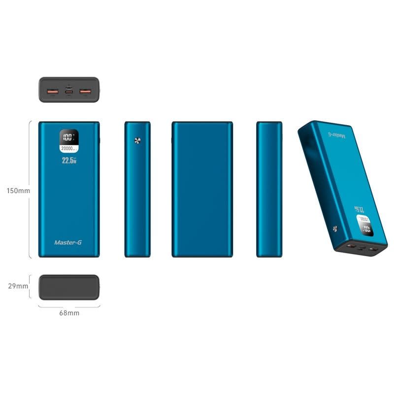 PORTABLE MASTER G POWER BANK 20.000MAH 22.5W4