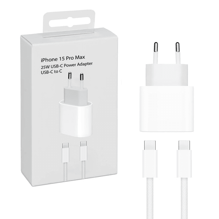 IPHONE 15 PRO MAX 25W USB-C CARGADOR ALTERNATIVO 0