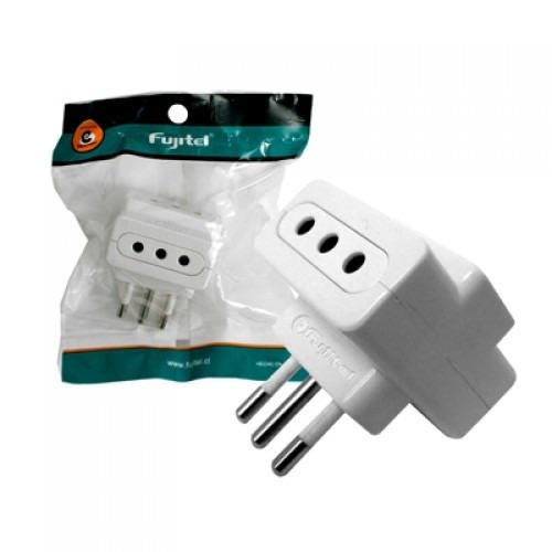 ENCHUFE TRIPLE CON TIERRA 10A 250V2