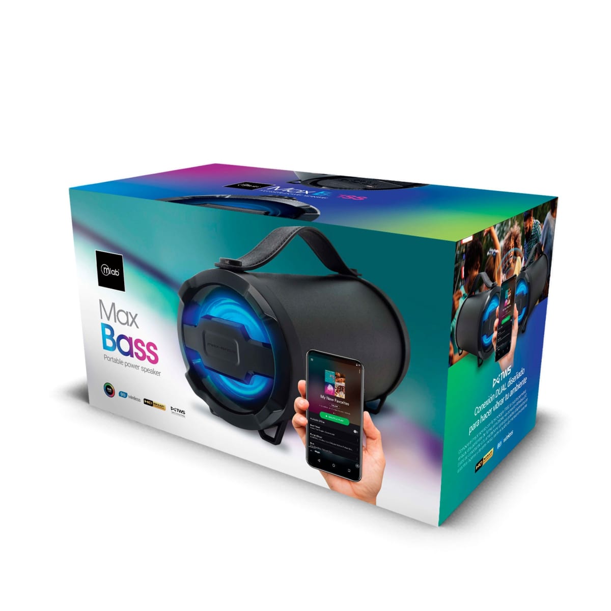 POWER SPEAKER MAX BASS MLAB 085316