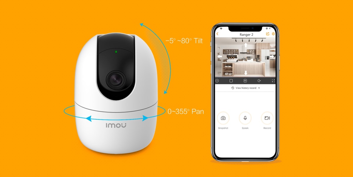 IMOU RANGER 2 PRO INDOOR SMART SECURITY CAMERA 3K 5MP2