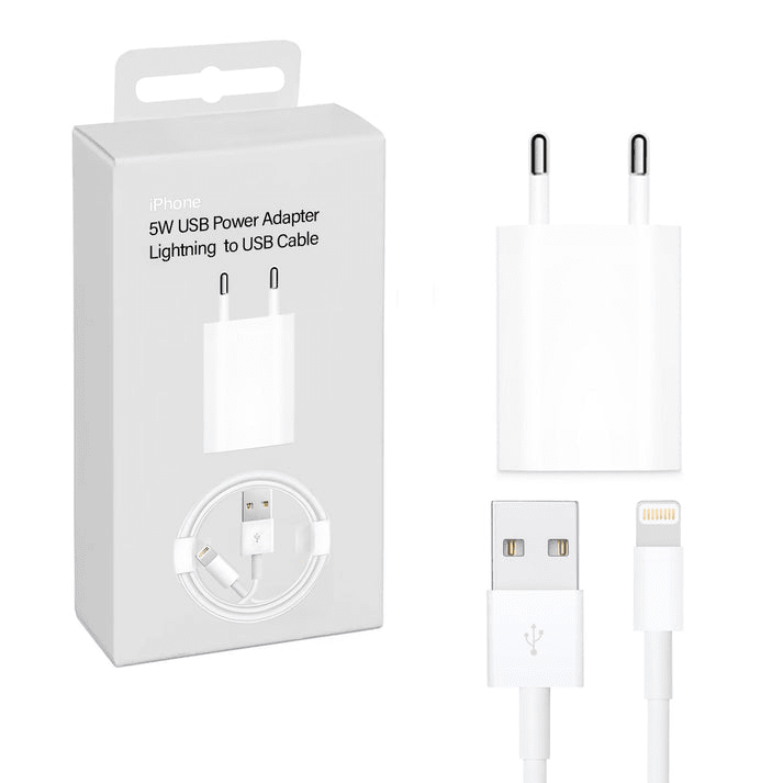 CARGADOR IPHONE 5W USB ALTERNATIVO LIGHTNING MD816ZM 0