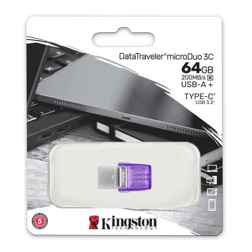PENDRIVE 64GB USB A + USB-C KINGSTON2
