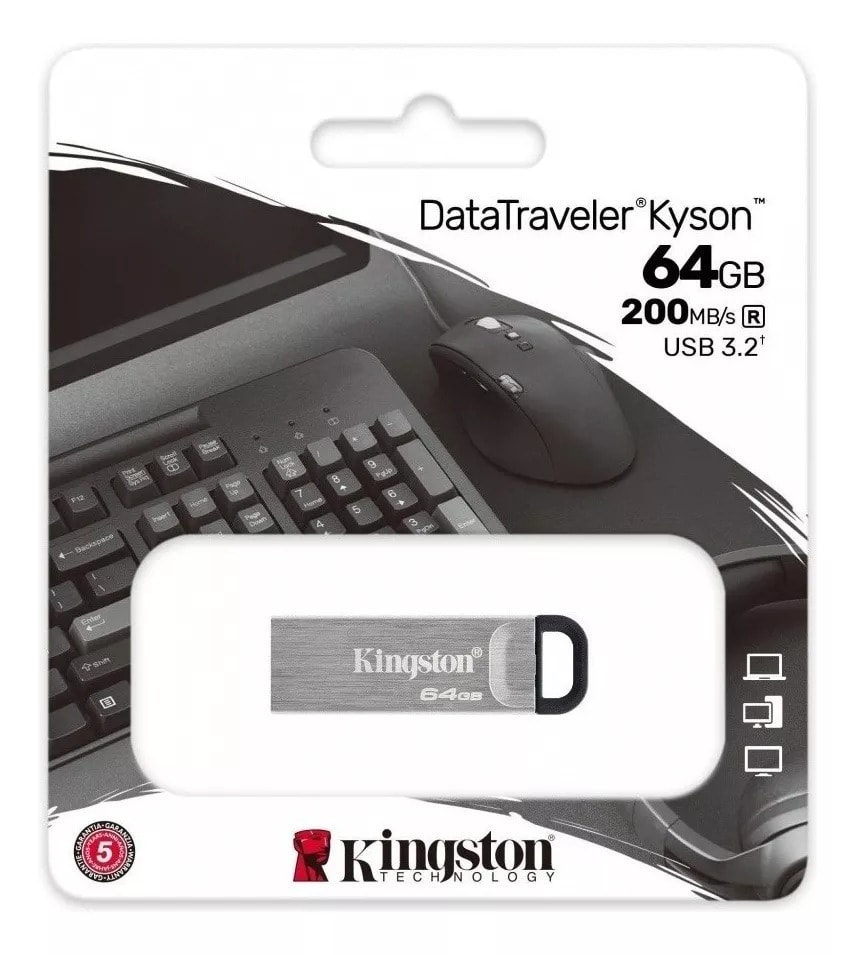 DATATRAVELER KYSON 64GB KINGSTON 200MB USB 3.22