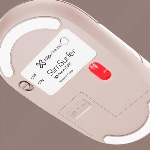 WIRELESS MOUSE  SLIM SURFER KMW-415PK ROSADO KLIPXTREME3