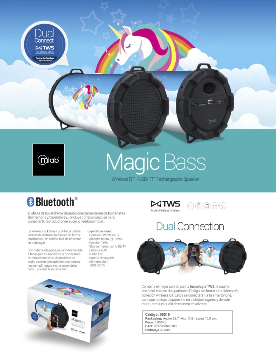 MLAB PARLANTE MINIZUKA UNICORN2