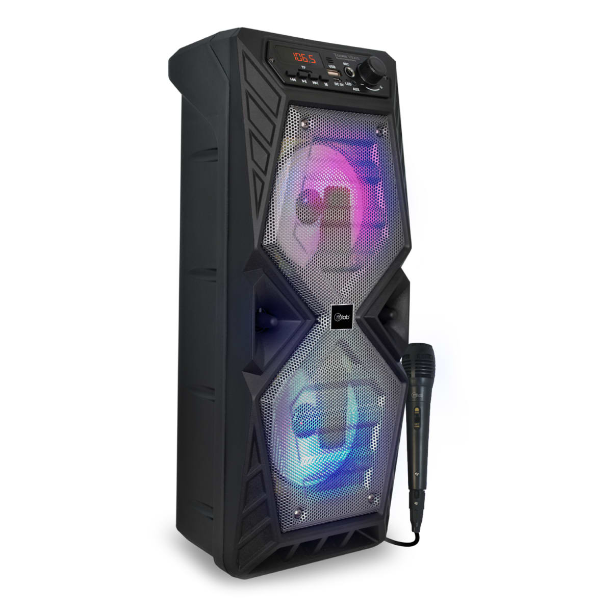 PORTABLE SOUND SYSTEM TOWER VIBES 2000W MLAB2