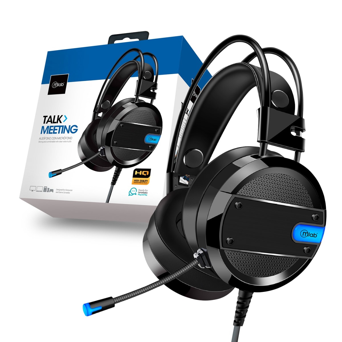 AUDIFONO CON MICROFONO TALK MEETING3