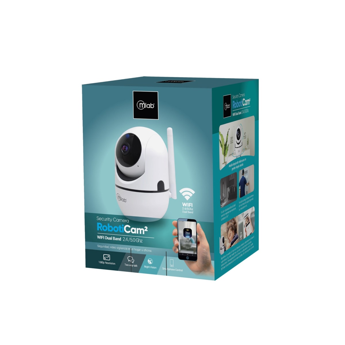 SECURITY CAMERA ROBOTICAM2 WIFI DUAL 2.4/5.0GHZ MLAB9