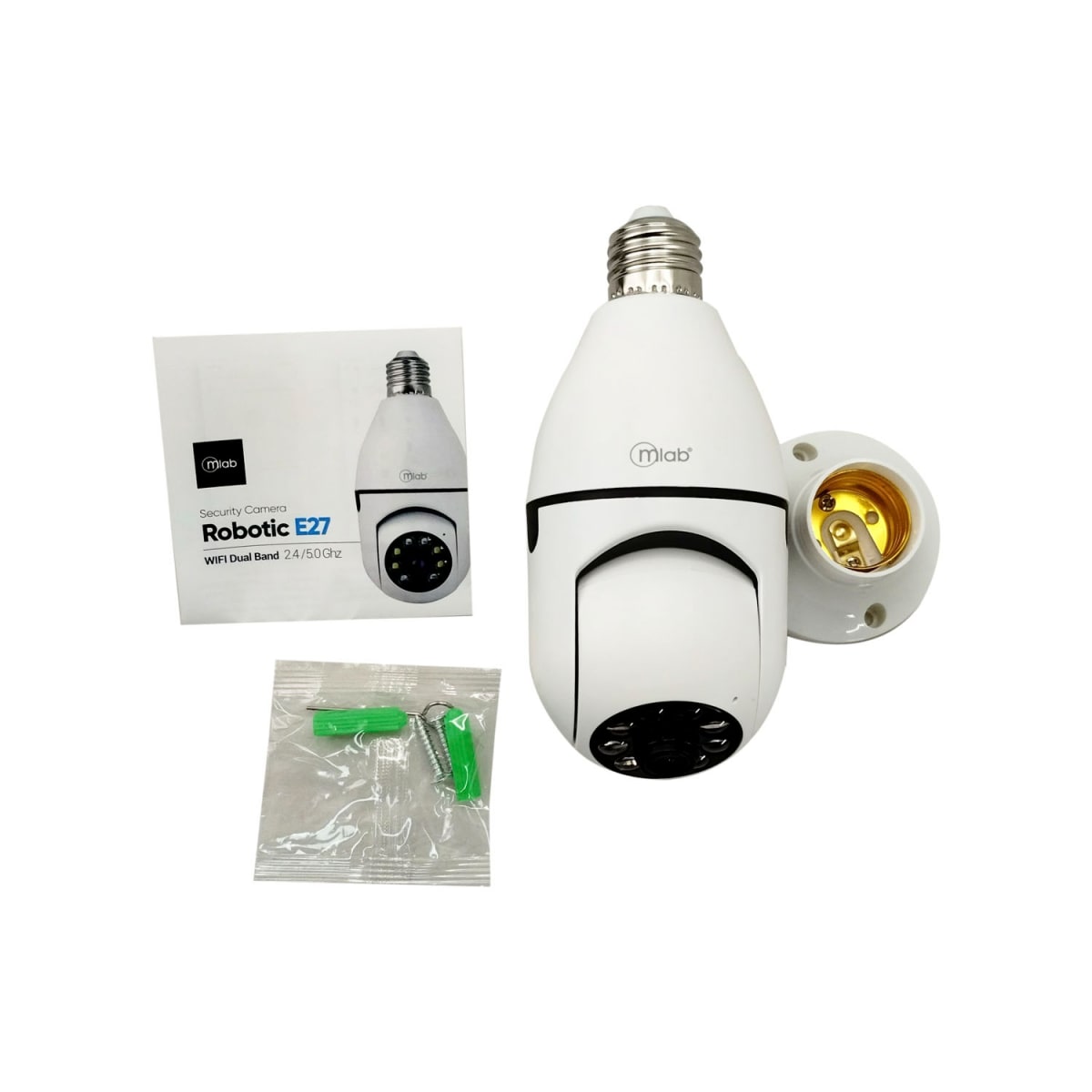 SECURITY CAMERA ROBOTIC E27 WIFI 2.4/5.0GHZ DUAL BAND MLAB4
