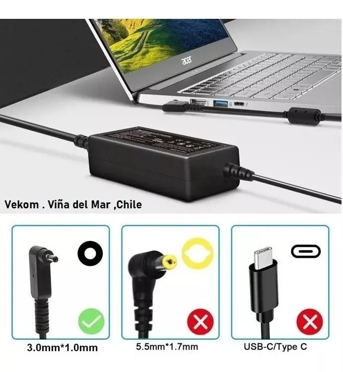 DIGITAL MICRO CHARGER ACER 19V-3.42A 3.0-1.0mm 65W2