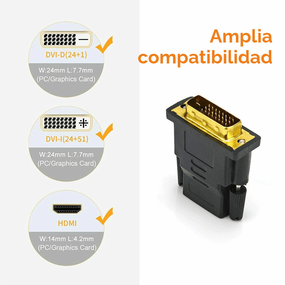 ADAP HDMI 19P A DVI F 24+12