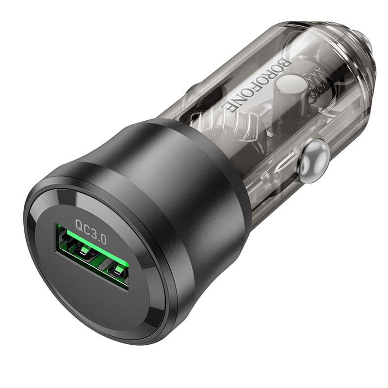 SINGLE PORT CAR CHARGER 18W BOROFONE BZ236
