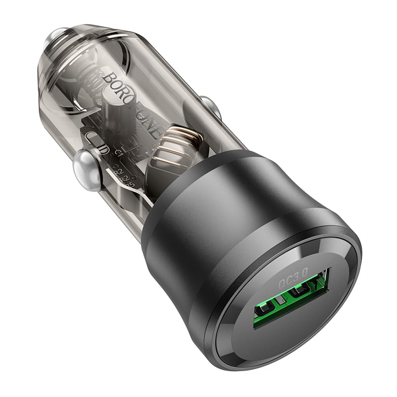 SINGLE PORT CAR CHARGER 18W BOROFONE BZ233